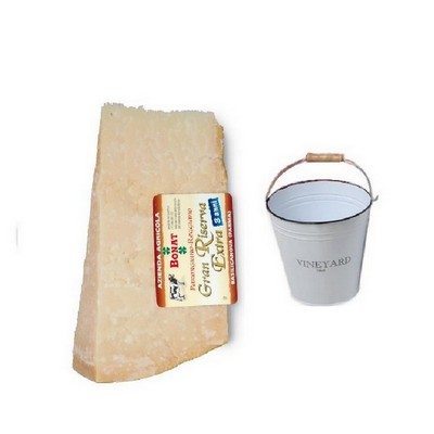 YesEatIs Parmesan Cheese Bonat 1KG aged 24 months +  rounded ice bucket included